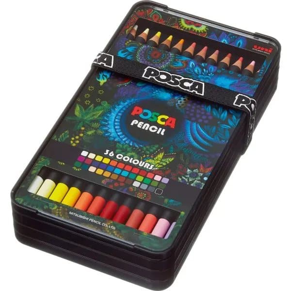 POSCA farveblyanter, 36 ass. Farver