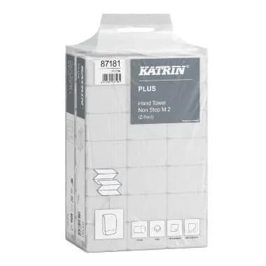 Pyyhearkki Katrin Plus Non-stop Z-taitto 2-kertainen L25.5xW20.3xD8.5cm New Fibre Valkoinen,21 kpl x 135 kpl/krt