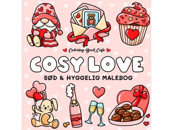 Malebog: Cozy Love | Coloring Book Cafe
