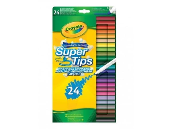 Crayola Vaskbare tusjer 24 farger (268854)