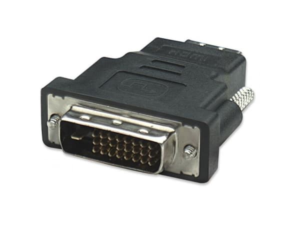 Techly DVI-D - HDMI M/F, DVI-D, HDMI, Sort
