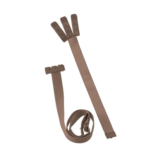 Bye Bra Low Back Straps 3-Hook Brown