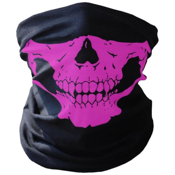 Skjelettmaske / Sjal / Skjerf | Halloween - Skeleton Mask Rosa Skjelettmaske / Sjal / Skjerf | Halloween - Skeleton Mask Rosa