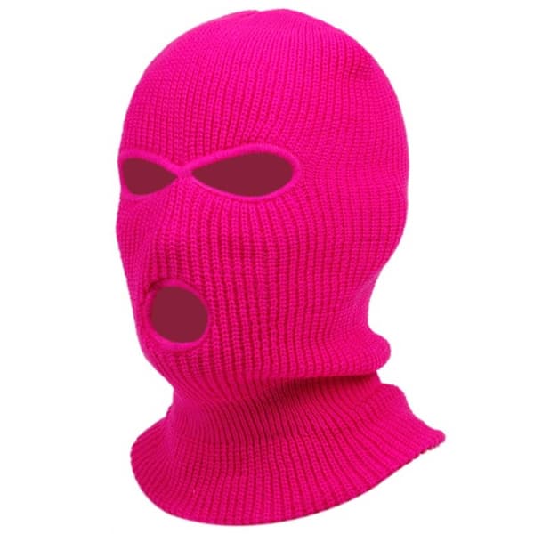 Neonrosa Balaklava Skimaske ranhatt