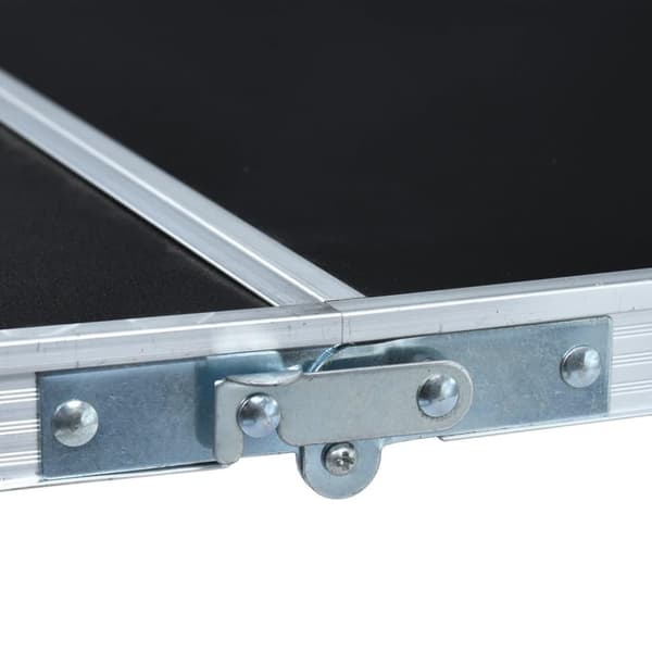 vidaXL Foldbart ølpongbord 240 cm svart