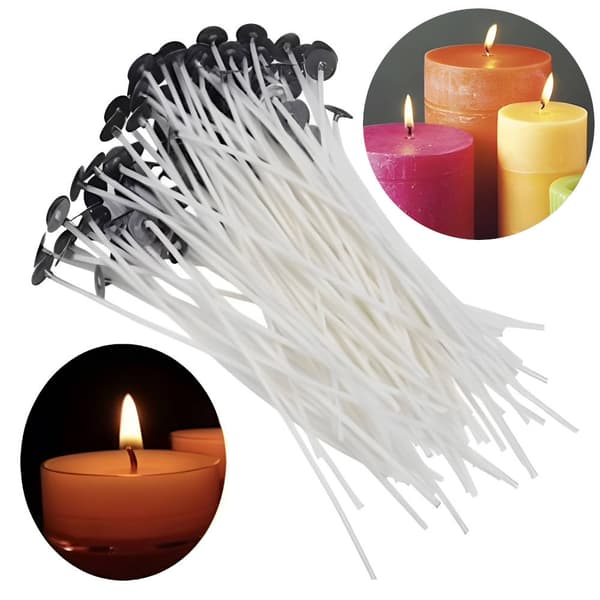 100st Candle Sustainers - Ljusveke - Candle wicks - Vaxade vekar 20cm 100st Candle Sustainers - Ljusveke - Candle wicks - Vaxade vekar 20cm