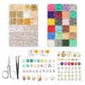 Miniatyrbilde 1 av 8: Clay Beads / Heishi Beads Bohemian Kit - KREA DIY Smykkesett med forskj. perler - 6000 stk