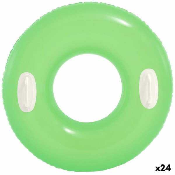 Oppblåsbar flytende smultring Intex 76 x 15 x 76 cm (24 enheter)