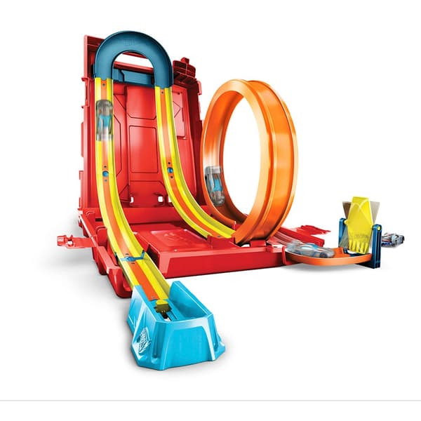 Hot Wheels Ubegrænset Brændstofbeholder Stuntboks Track Builder Flerfarvet 6 Years