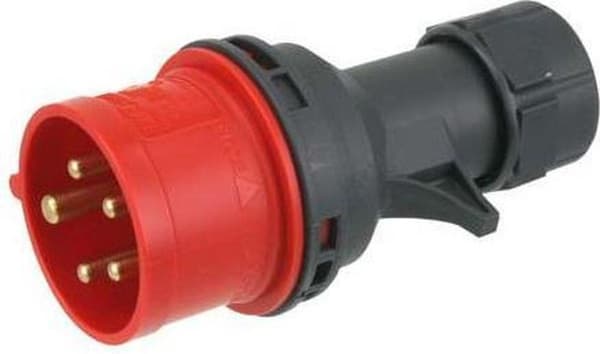 CEE stik 400V 5 polet 32A med mærke rød S52S30