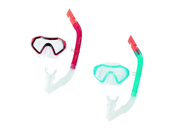 Bestway Hydro Swim Sparkling Sea Set, Youth, Full face mask, Scuba diving, Polycarbonate, Multicolour, 7 yr(s)
