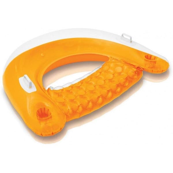 Intex Sit 'N Float oppustelig flydende stol assorteret