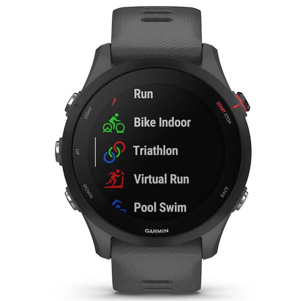 Garmin Rannekello Forerunner 255 Basic Harmaa