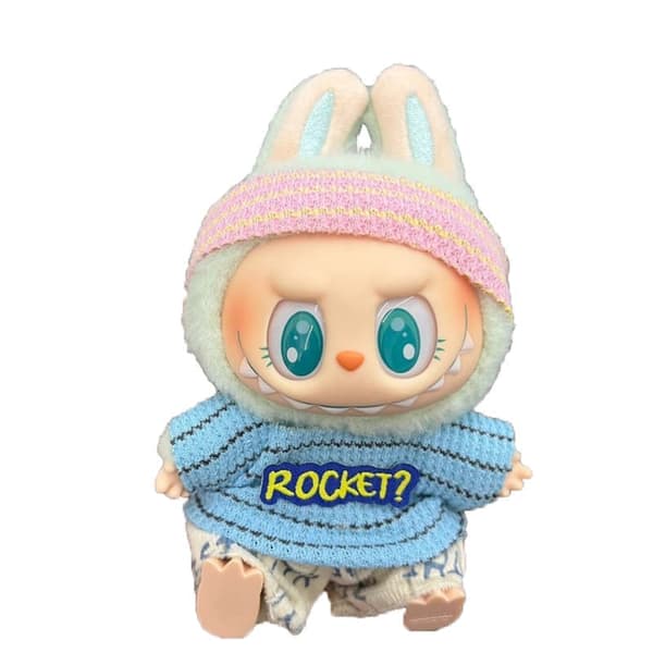 1-pack Labubu Klädset – För 2:a generationens POP MART-figur (Endast kläder) LBB-154