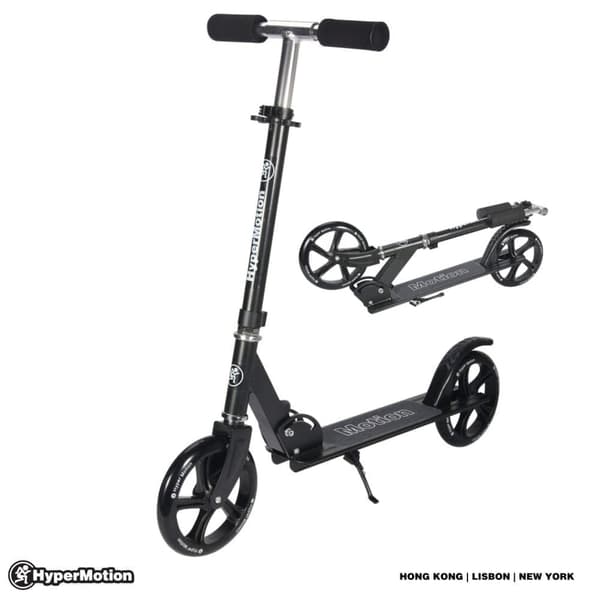 HyperMotion, løbehjul til børn og unge, foldbare, store hjul 200 mm, max belastning 100 kg