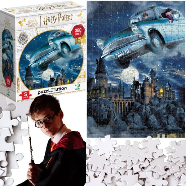 Harry Potter Puslespil - Flying Ford Anglia 350 brikker 8+