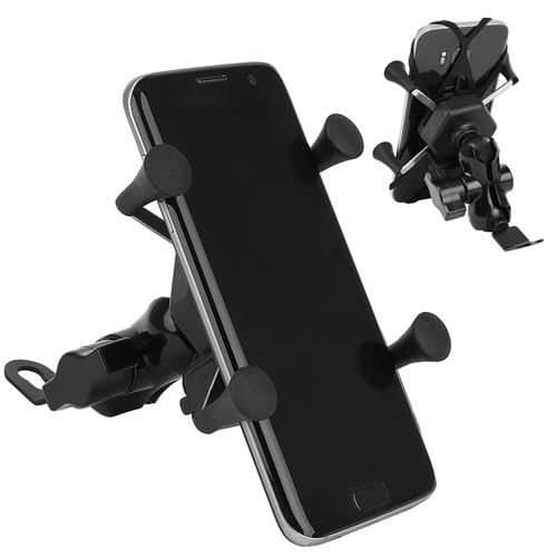 Lader til Motorcykel til Mobil - Mobilholder -Fastgøres på Styre