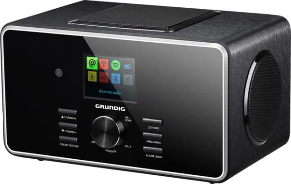 Grundig DTR 6000 X - äänijärjestelmä - 28 wattia (yhteensä) - musta (GIR1090)