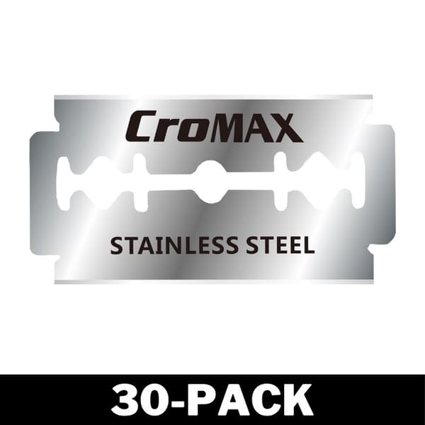 Rakblad Premium Dubbelrakblad Stainless Steel Barber 30-Pack Rakblad Premium Dubbelrakblad Stainless Steel Barber 30-Pack