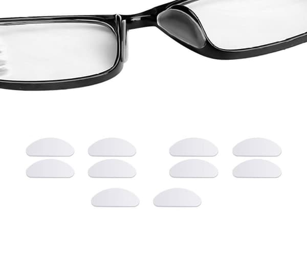 INF Nässkydd för glasögon silikon transparent 5 par (15 mm) INF Nässkydd för glasögon silikon transparent 5 par (15 mm)