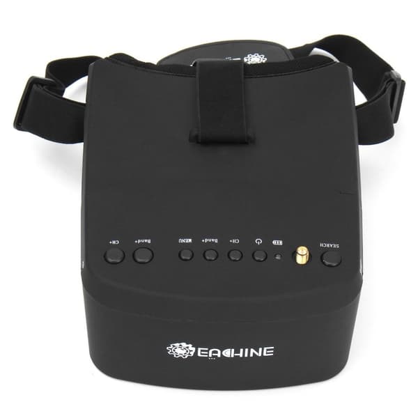 Alkuperäinen Eachine EV800 5" 800x480 FPV HD High Brightness LCD VR -lasit 5.8G 40CH Raceband automaattinen haku 3.7V/2000mAh akulla