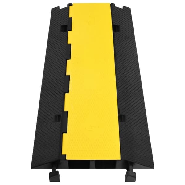 vidaXL Kabelbeskytter 2 kanaler 100 cm gummi
