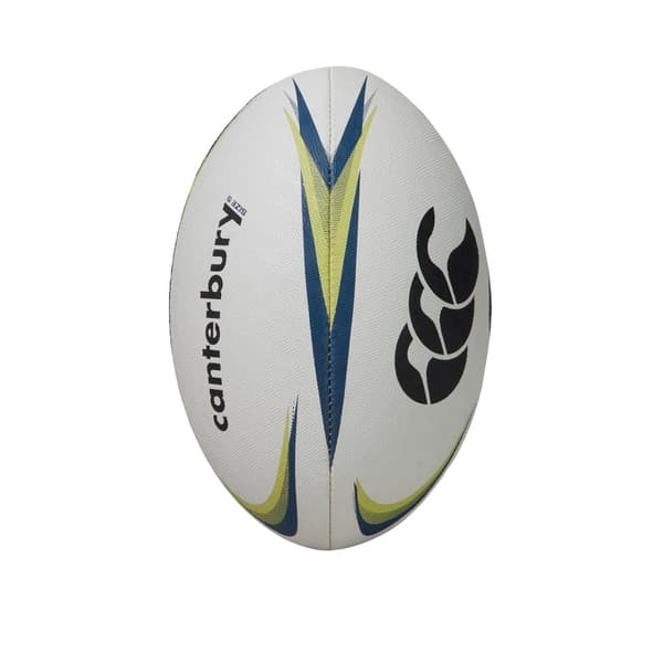 Canterbury Mentre Rugby Ball White/Lime 3