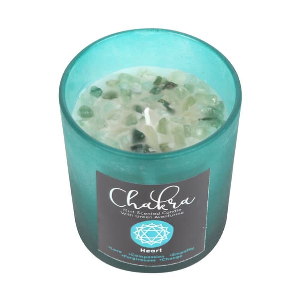 Something Different Mint Heart Chakra Scented Candle Teal One Size