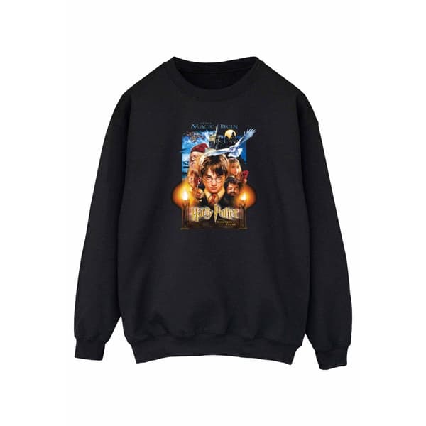 Harry Potter Mens The Sorcerer´s Stone Poster Sweatshirt Black L