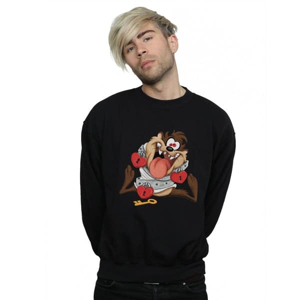 Looney Tunes Mens Taz Valentine´s Day Madly In Love Sweatshirt