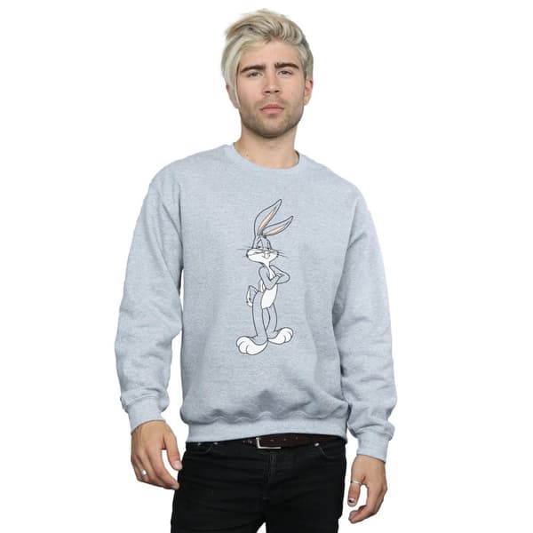 Looney Tunes Mens Bugs Bunny Crossed Arms Sweatshirt