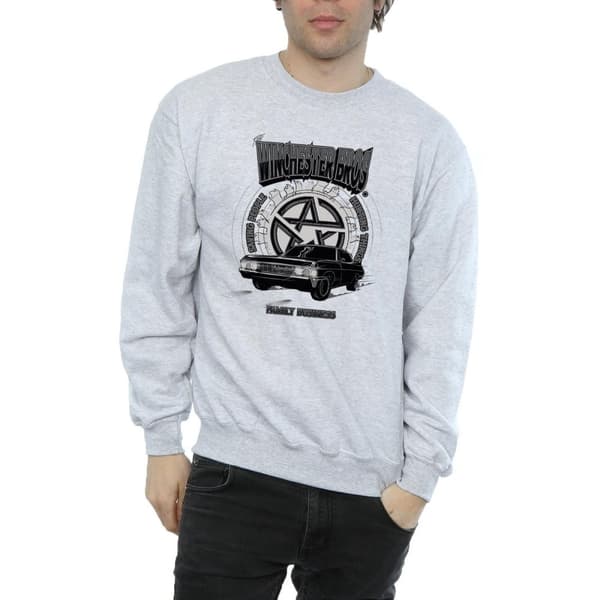 Supernatural Mens Winchester Bros Sweatshirt
