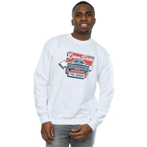 Supernatural Mens Driver Picks The Music Sweatshirt