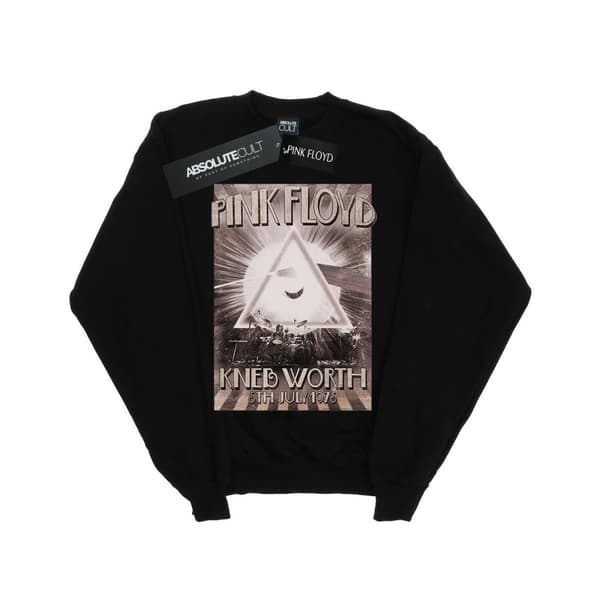 Pink Floyd Boys Knebworth Poster Sweatshirt Black 9-11 Years