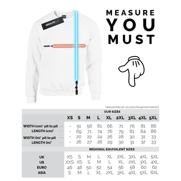Star Wars Mens Darth Vader Swirling Fury Sweatshirt