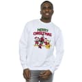 Miniatyrbilde 2 av 3: Disney Mens Mickey Mouse Merry Christmas Characters Sweatshirt