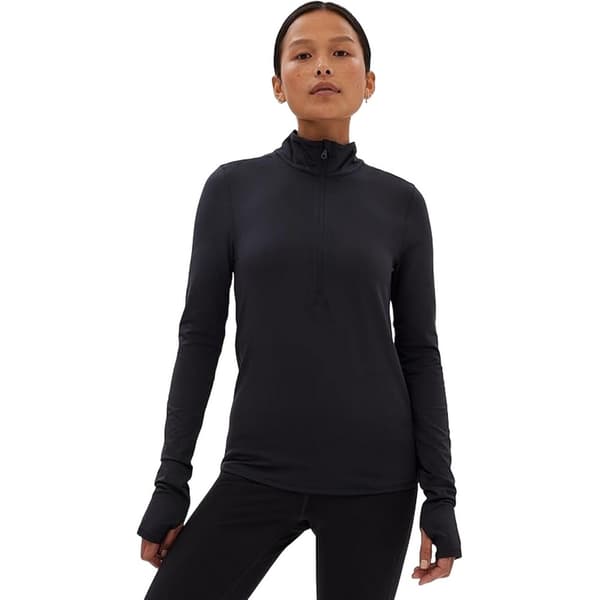 Girlfriend Collective Womens/Ladies Reset Mock Neck Extra Long Fleece Jacket