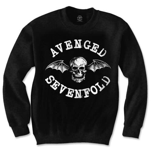 Avenged Sevenfold Unisex Sweatshirt: Death Bat (Medium)