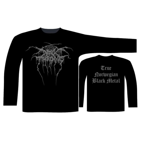 DARKTHRONE - TRUE NORWEGIAN BLACK METAL LONG SLEEVE T-SHIRT (X-LARGE)