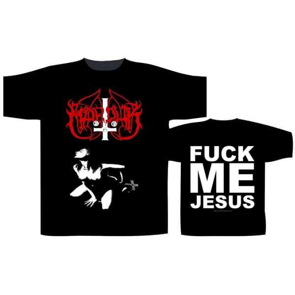 MARDUK - FUCK ME JESUS T-SHIRT (XX-LARGE)