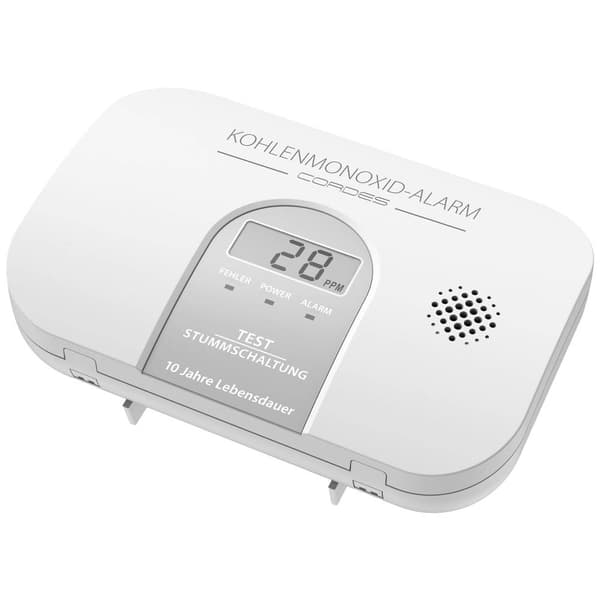 Cordes Haussicherheit CC-4100 Kolmonoxid-detektor batteri Detektering Kolmonoxid