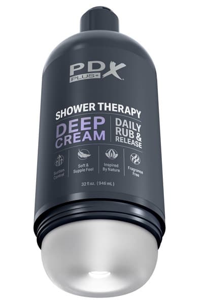 Pipedream PDX Shower Therapy Deep Cream Stroker