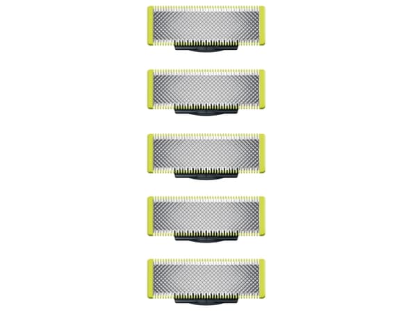 Philips Norelco OneBlade OneBlade QP250/50 5 x vaihtoterä, partakoneen terä, vihreä, hopea, Philips, OneBlade