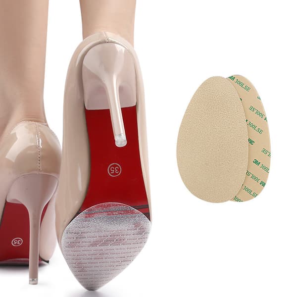 INF Sklisikre sko pads Selvklebende skosålebeskyttere oval