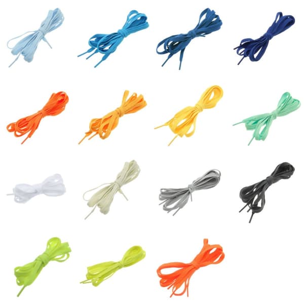 Skosnören för sneakers - Platta [120 cm] - Flera färgval