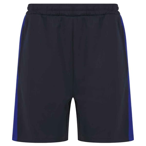 Finden & Hales Mens Knitted Shorts Navy/Royal Blue XL