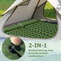Miniatyrbillede 5 af 8: Lollanda Air madras med fodpumpe 200×70×10 cm – oppusteligt liggeunderlag til camping, bil og rejse