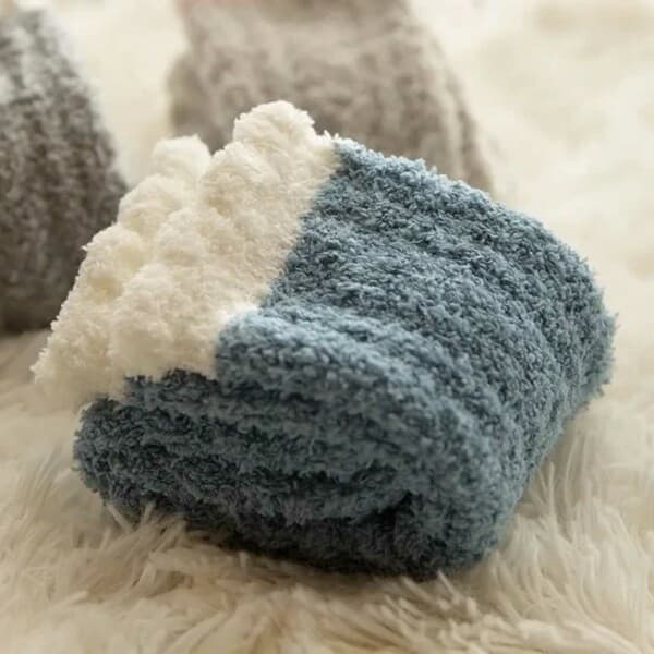Lurviga Raggsockor – Plysch Varm Fleece Rosa