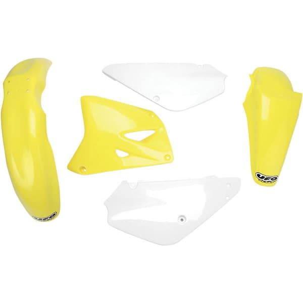 Ufo Plastsæt Suzuki Rm 85 17 Gul,Hvid