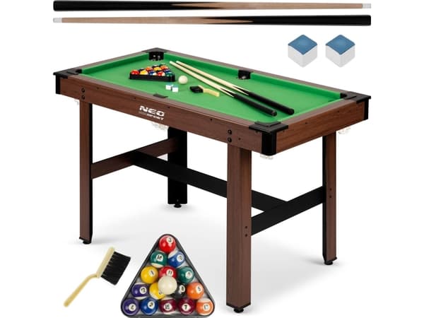 Neo-Sport biljardbord 122 x 61 x 76 cm mørkebrunt (NS-807) Neo-Sport biljardbord 122 x 61 x 76 cm mørkebrunt (NS-807)